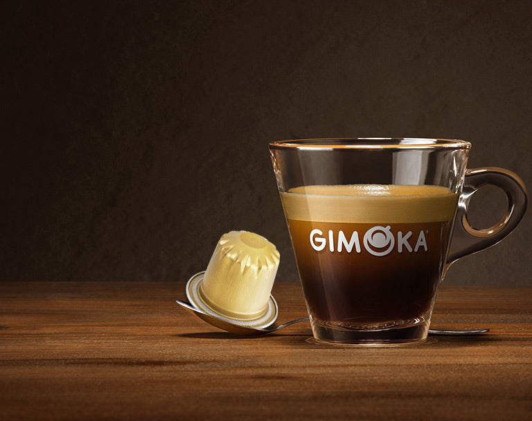 Caffè Gimoka miscela Cremoso in capsule compostabili compatibili Nespresso
