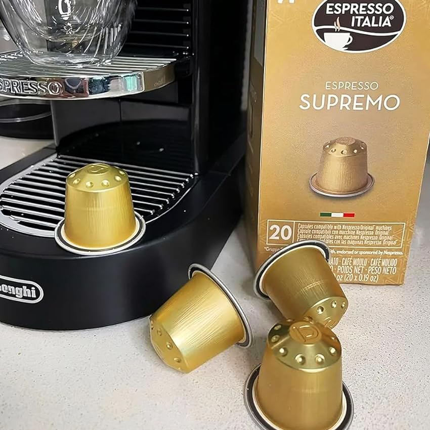 Espresso Italia Nespresso Compatible Aluminium Bundle 100 Pods