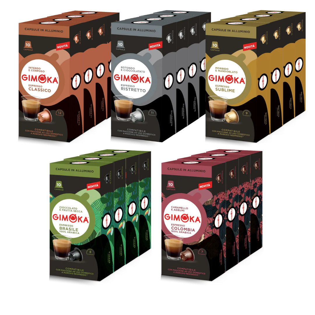 Aluminium Variety Pack Nespresso® Compatible Coffee Pods - 200 pods